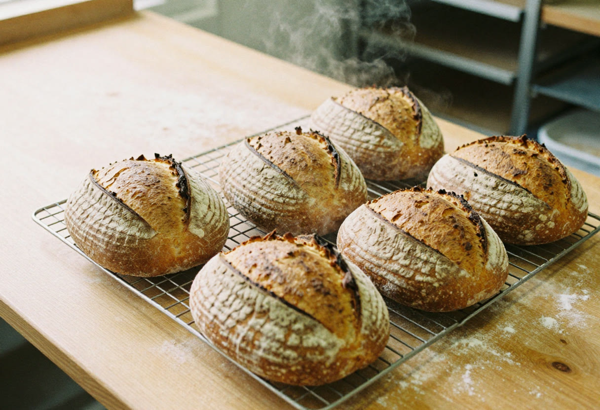 Sourdough, out of the oven